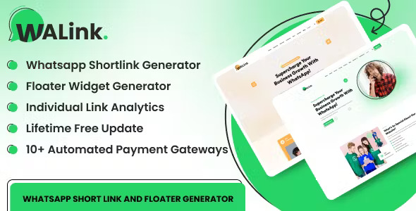 WALink - WhatsApp Shortlink and Floater Generator